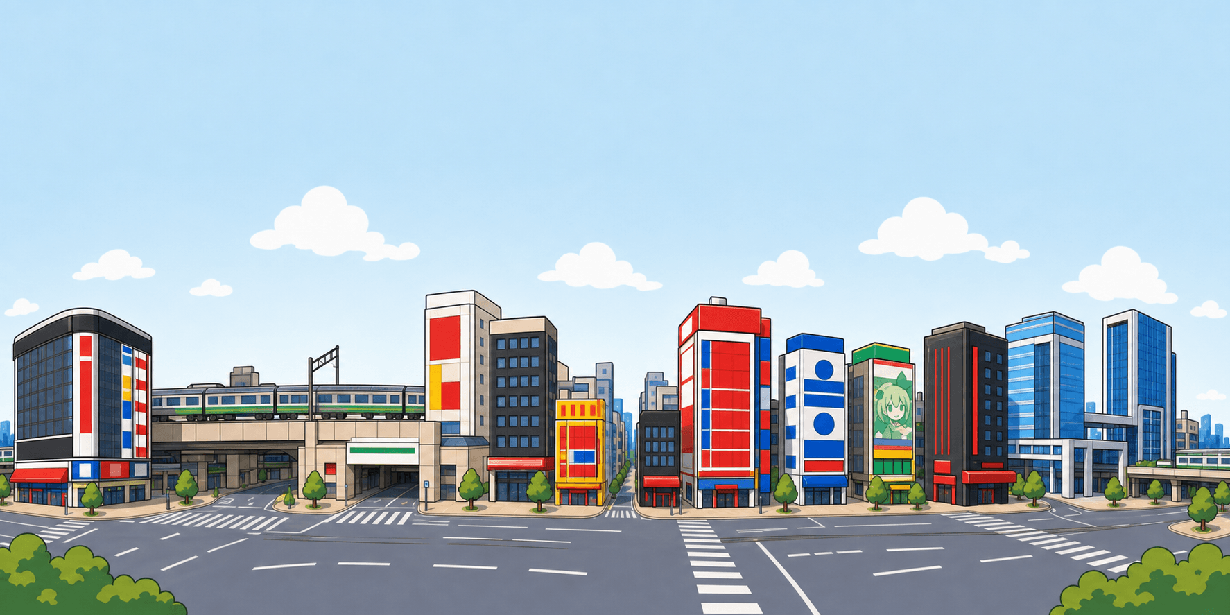 秋葉原の街並み